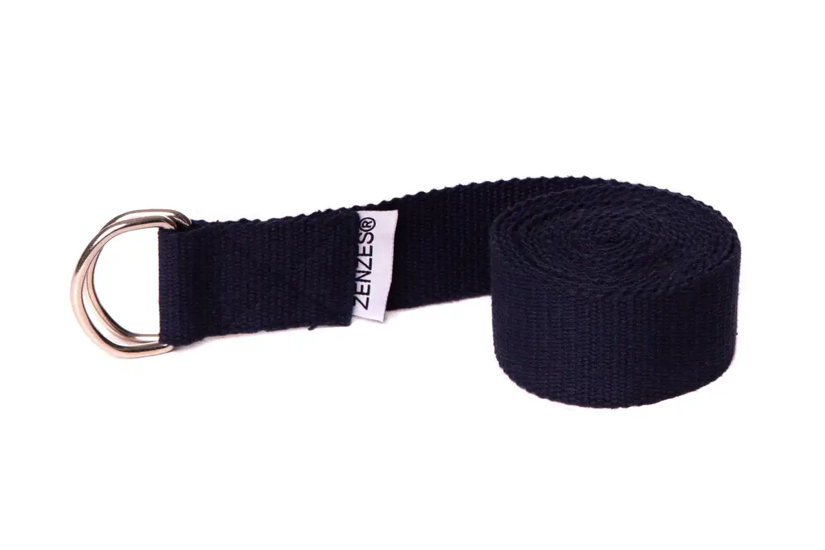 ZENZES® Pro Eco meditatiekussen met yogariem en yogablok - antraciet - Afbeelding 3