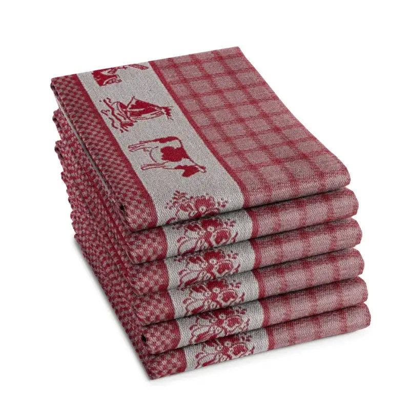 DDDDD theedoek Dutchie (rood) - Afbeelding 2