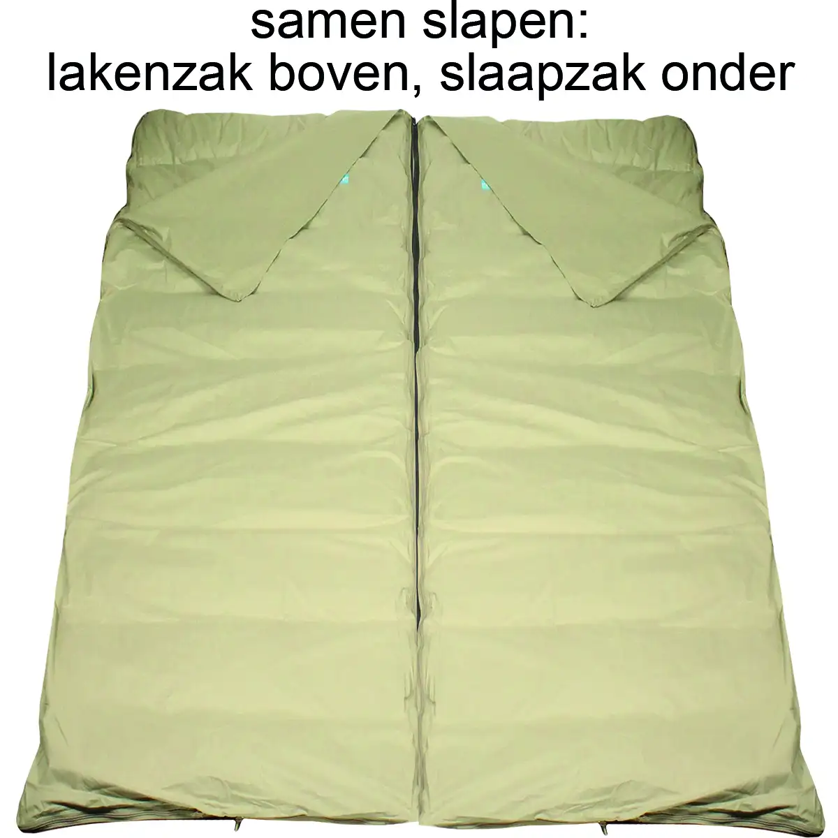 Polydaun slaapzak Stern (antraciet, 85x210cm) - Afbeelding 2