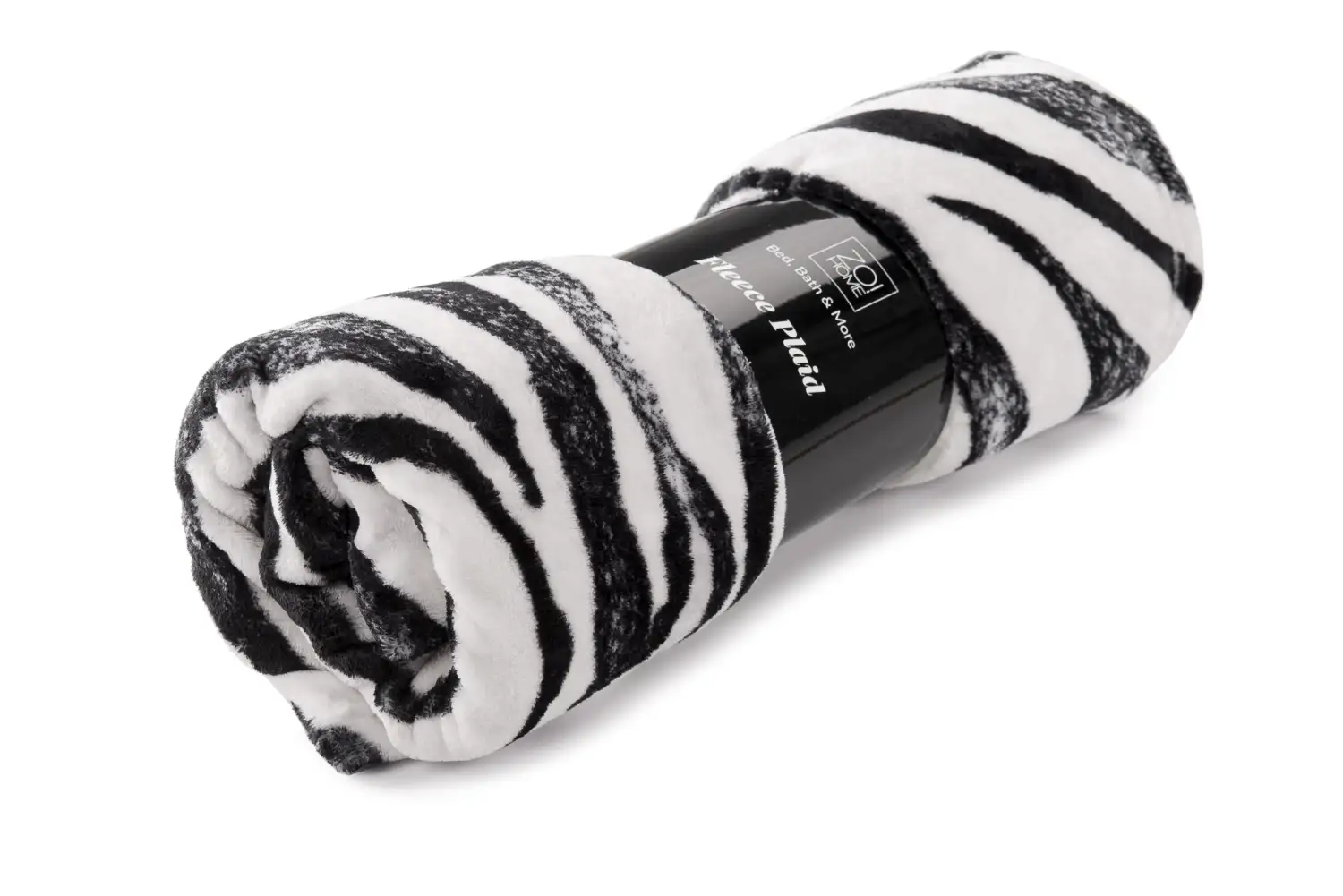 Zo! Home Fleece plaid Cara Zebra 140x200 - Afbeelding 2