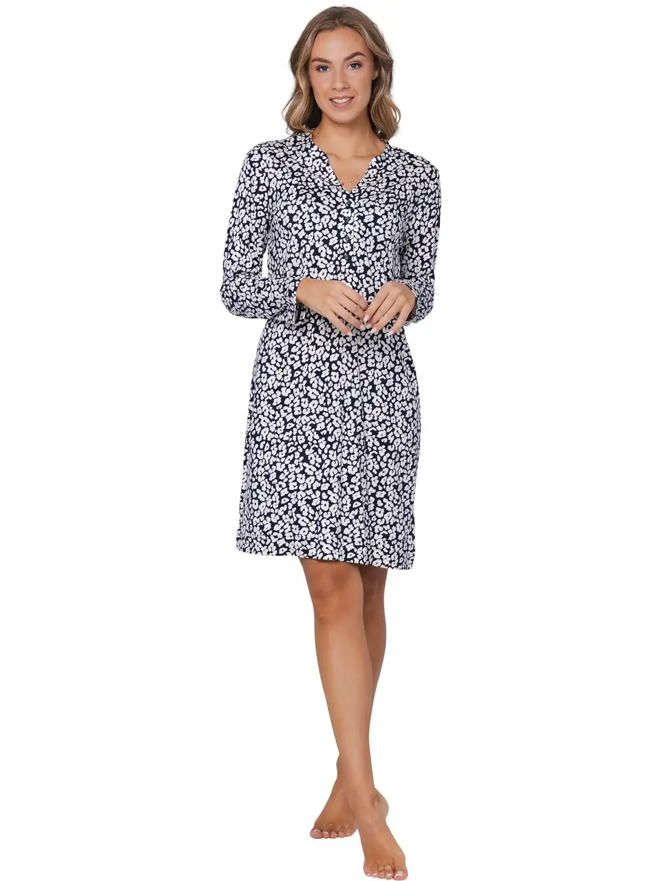 Pastunette dames nachthemd 111252-212-1 dark blue - 42 - Afbeelding 4