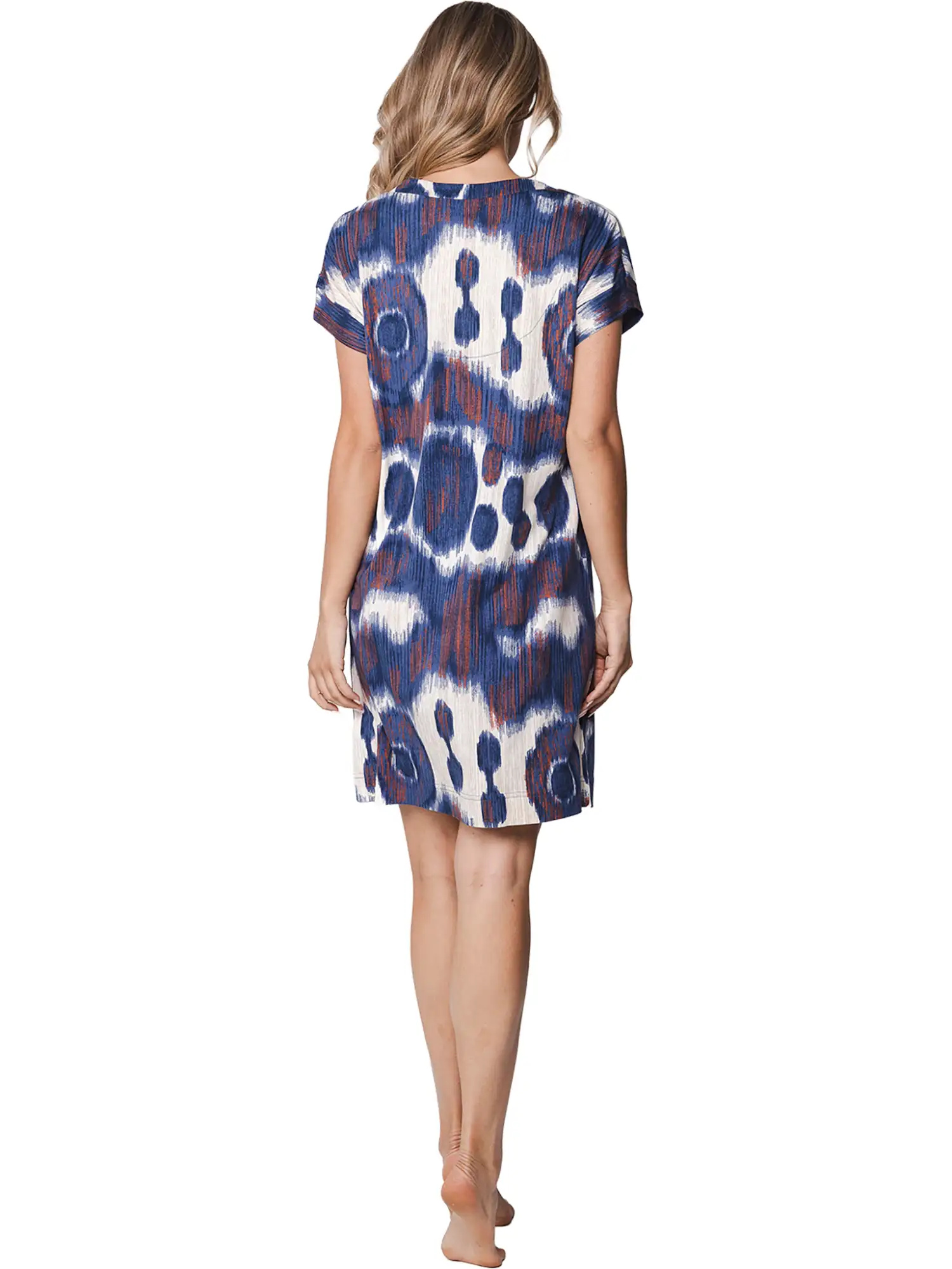 Pastunette dames nachthemd 111261-220-2 indigo flow - 48 - Afbeelding 2