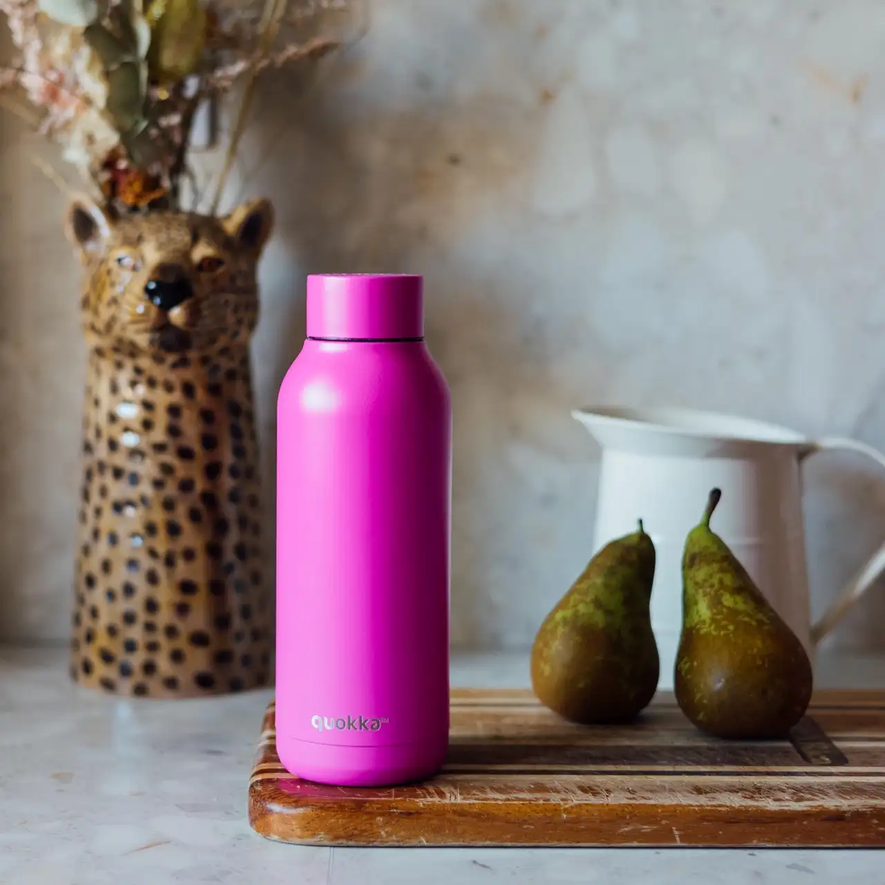 Quokka drinkfles RVS Solid Purple 510 ml - Afbeelding 2