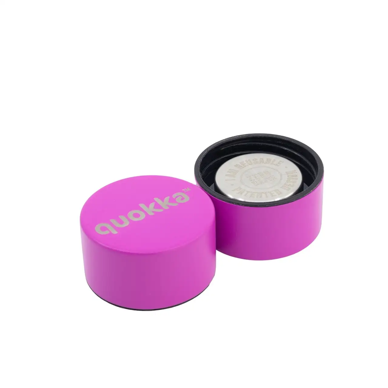 Quokka drinkfles RVS Solid Purple 510 ml - Afbeelding 3