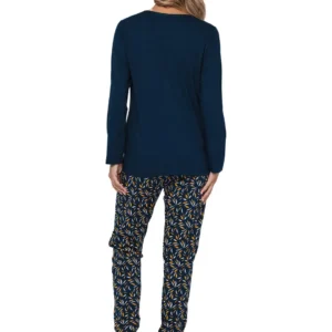 Pastunette dames pyjama 121252-118-1 dark blue - 52