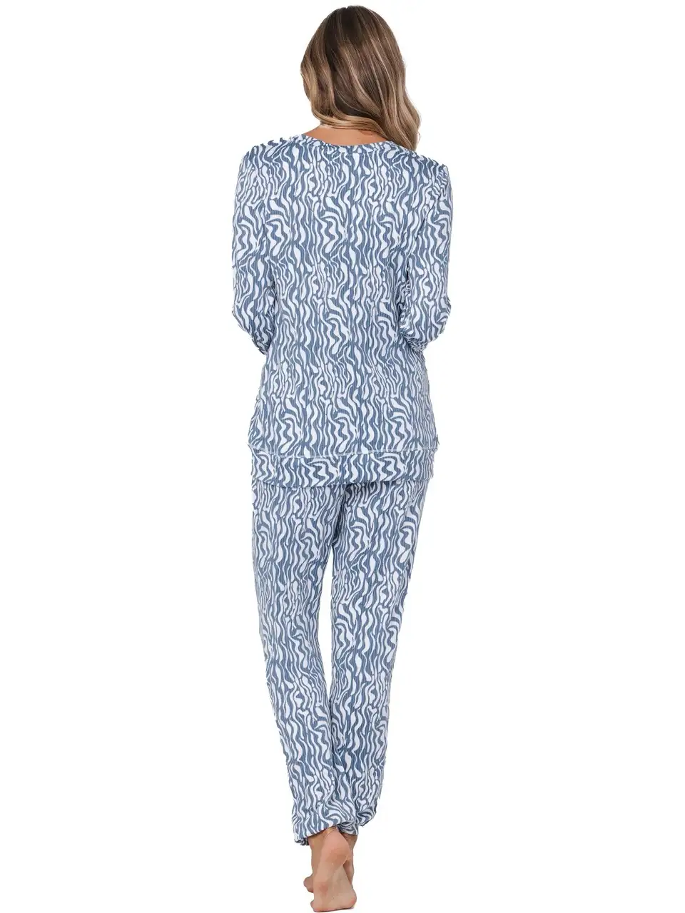 Pastunette dames pyjama 121252-166-1 blue - 46 - Afbeelding 4
