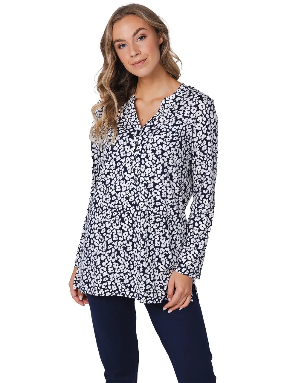 Pastunette dames pyjama 121252-212-1 dark blue - Afbeelding 3