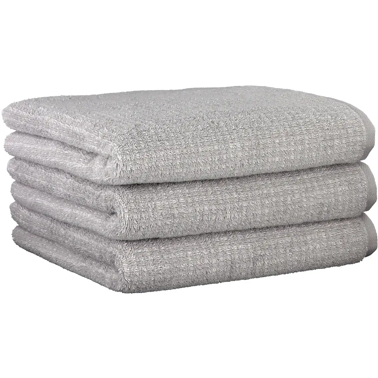 Cawö handdoek Zoom allover platina (50x100cm, 122) - Handdoek 50x100cm - Afbeelding 4
