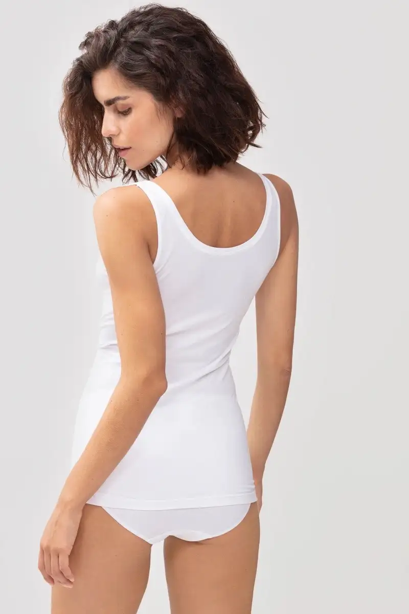 Mey dames hemd Superfine Organic wit 25816 - 46 - Afbeelding 4