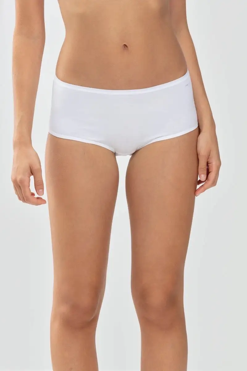 Mey dames short Superfine Organic wit 29817 - 44 - Afbeelding 2