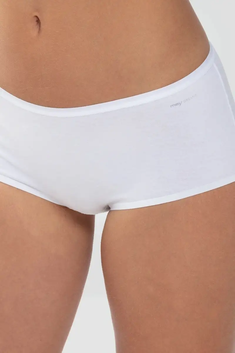 Mey dames short Superfine Organic wit 29817 - 44 - Afbeelding 3