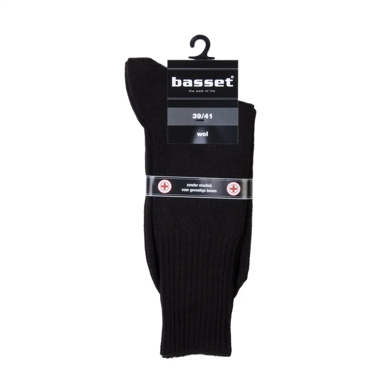 Basset wollen heren herensokken (marine, 3109) - 45/47 - Afbeelding 2