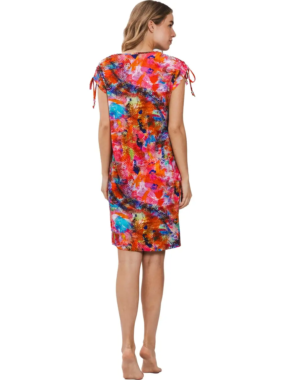 Pastunette dames beachdress pink 311251-334 - Afbeelding 2