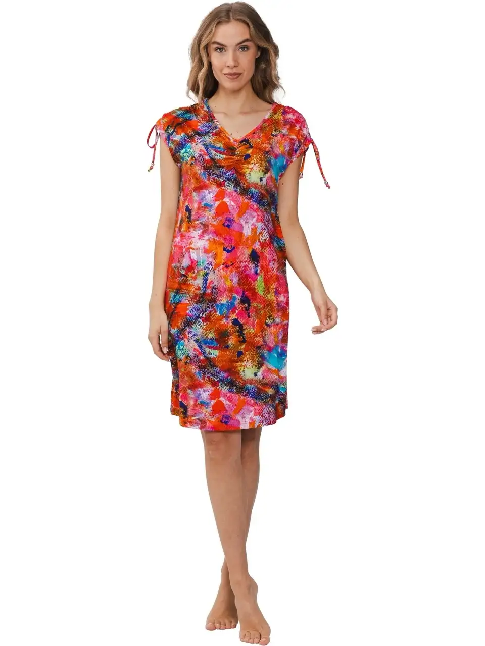 Pastunette dames beachdress pink 311251-334 - Afbeelding 3