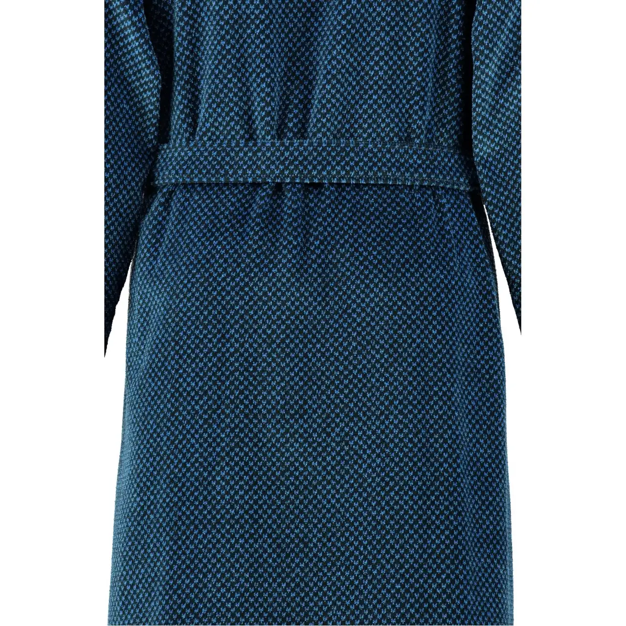 Cawö heren badjas Kimono (4839-19, blauw-zwart) - 48 - Afbeelding 4