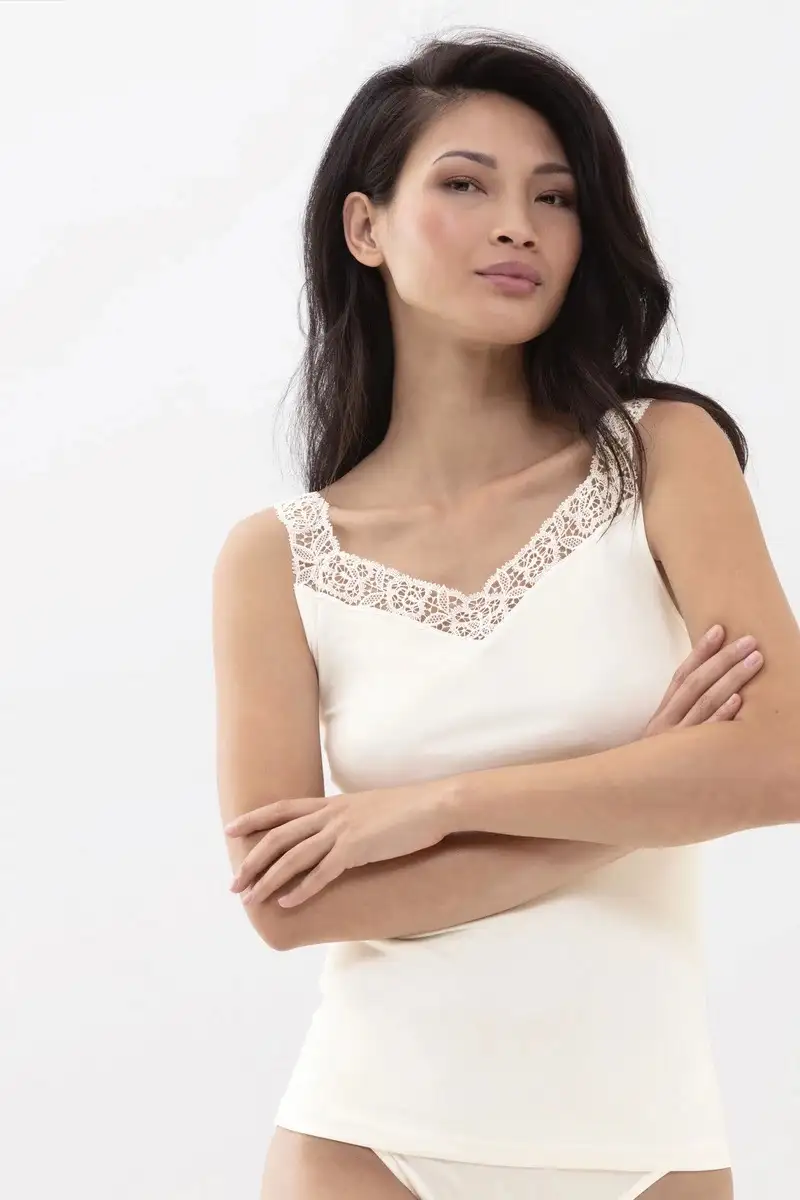 Mey dameshemd Emotion Elegance champagne 55372 - 44 - Afbeelding 2