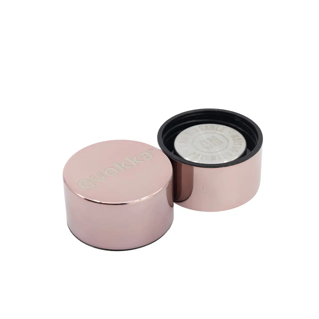 Quokka drinkfles RVS Solid Sleek Rose Gold 630 ml - Afbeelding 4