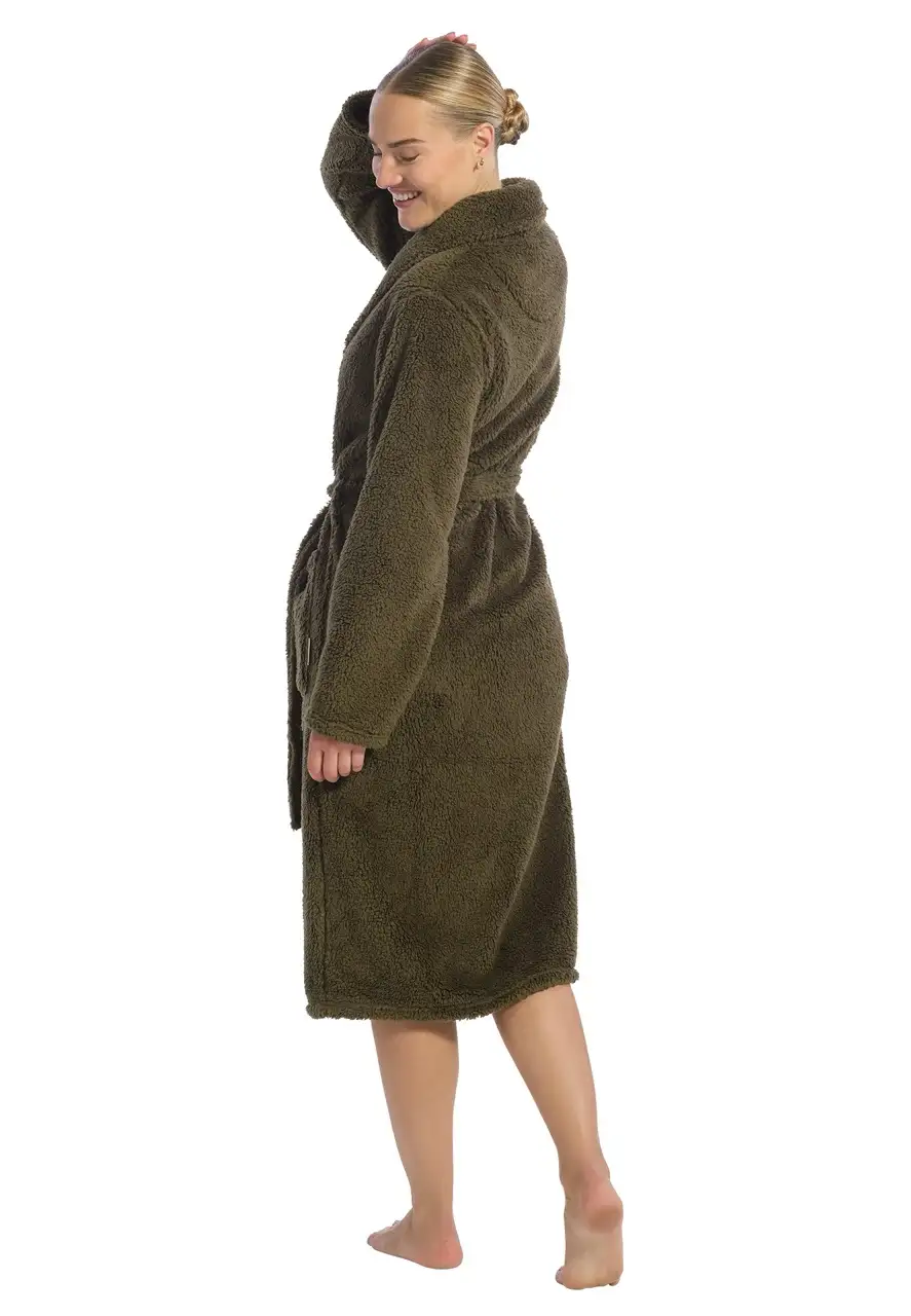 Ten Cate badjas Basics forest mist - L - Afbeelding 2