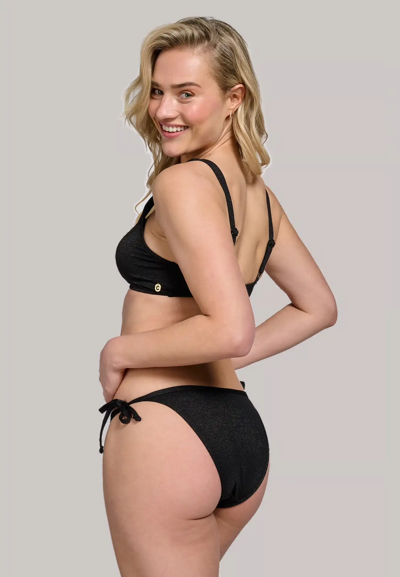 Ten Cate bikini bottom ring bow black - 38 - Afbeelding 3