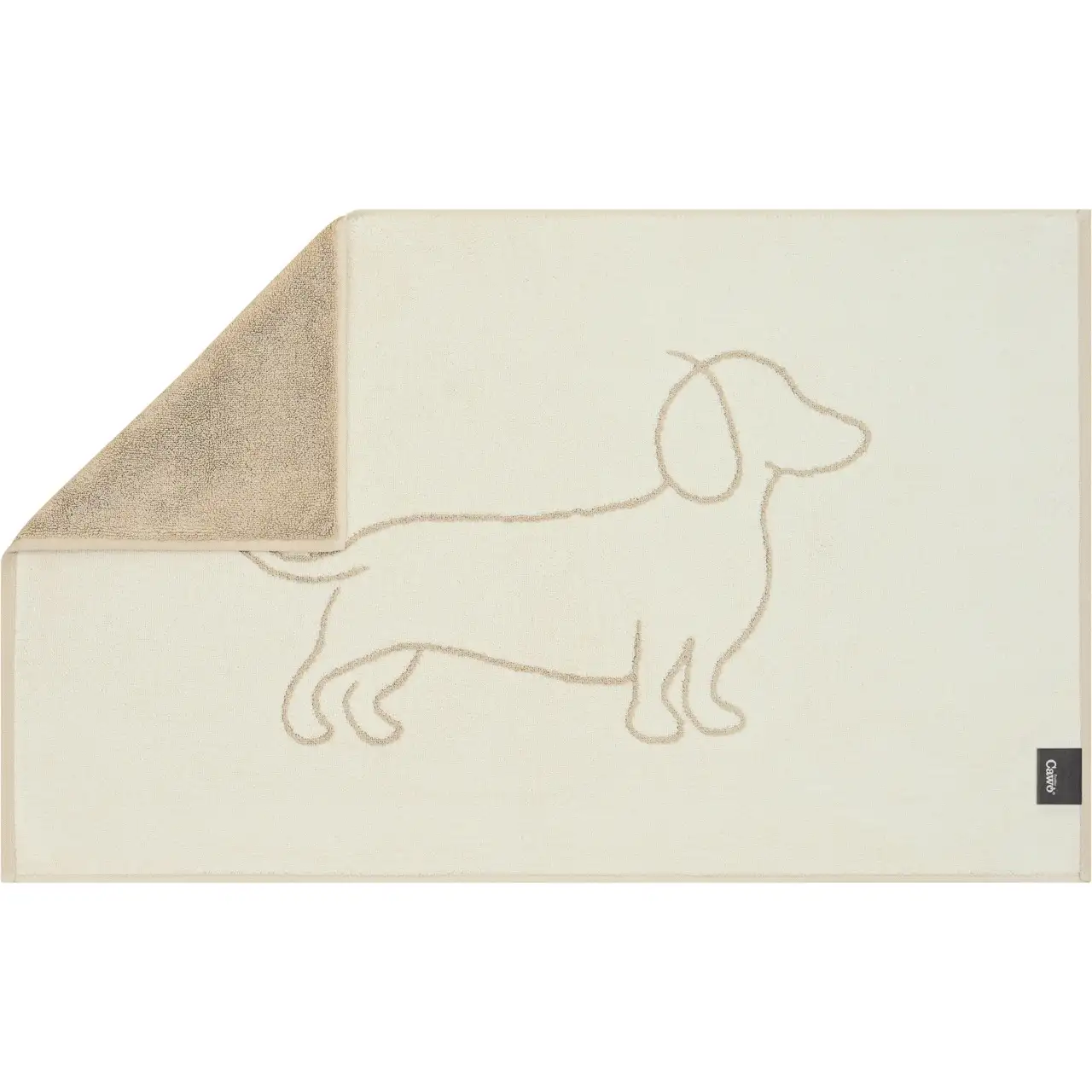 Cawö badmat We love Dogs 50x80cm natur beige 33 - Afbeelding 2