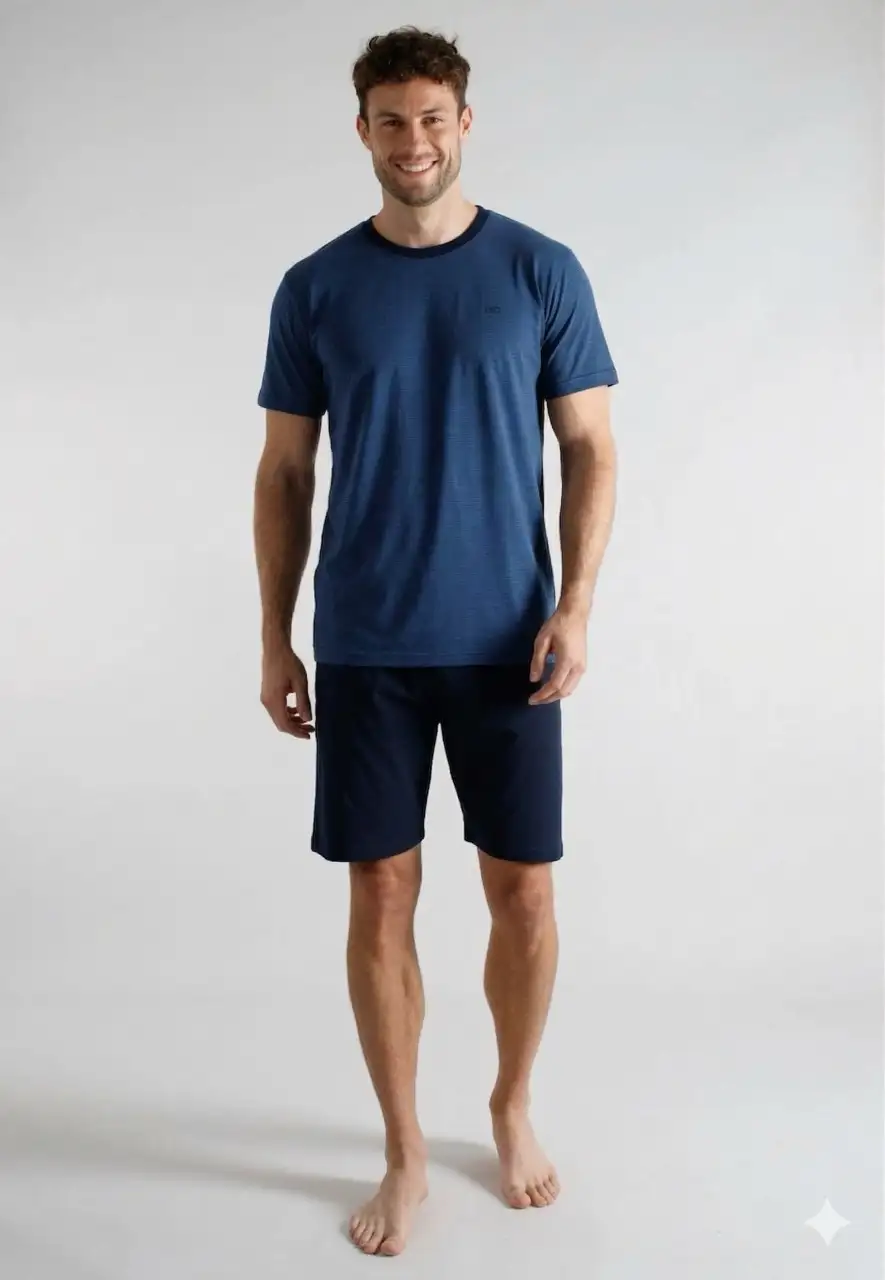 Tom Tailor shorty Nevada blau 71512 - 52 - Afbeelding 2
