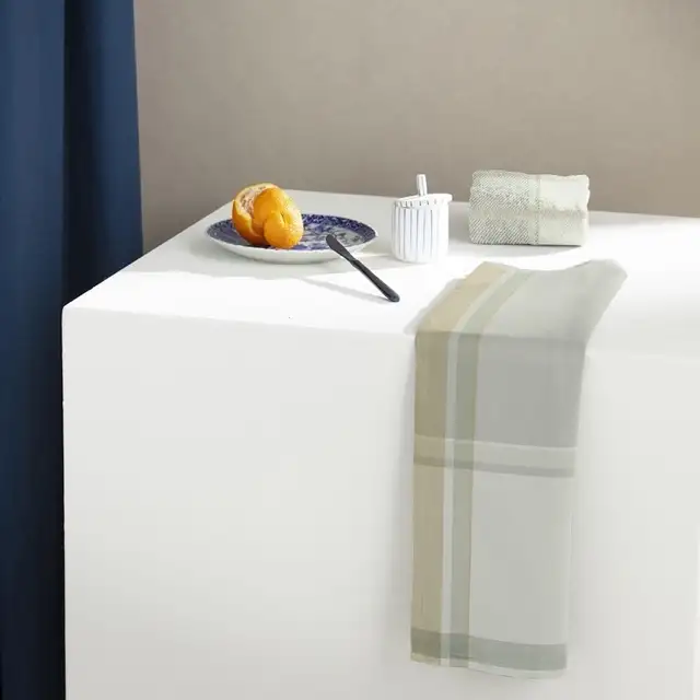 DDDDD keukendoek Madras cream - Afbeelding 2