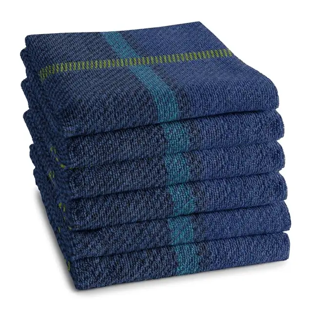 DDDDD keukendoek Madras blue - Afbeelding 3