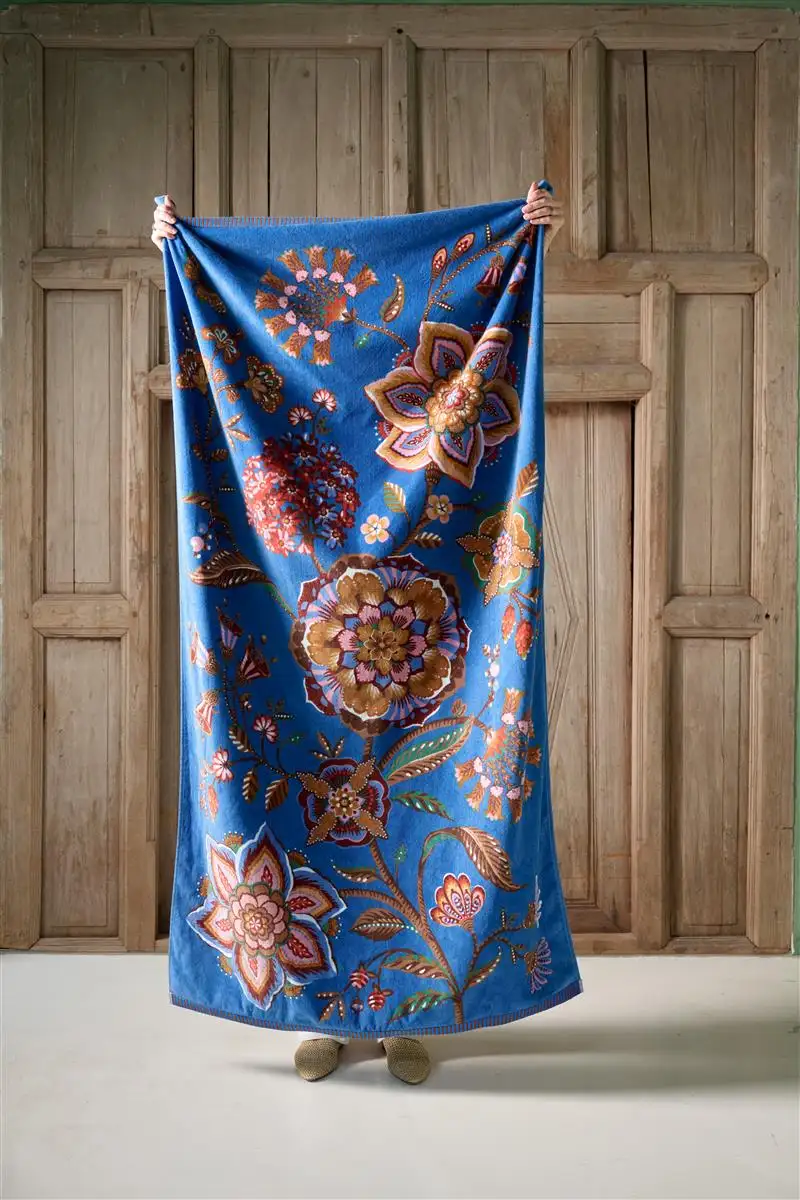 PiP studio strandlaken Viva la Vida blue 100x180cm - Afbeelding 2
