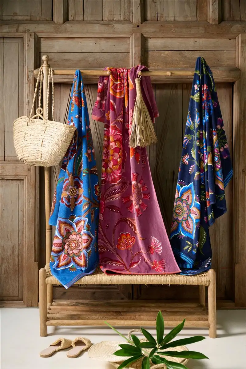 PiP studio strandlaken Viva la Vida blue 100x180cm - Afbeelding 3