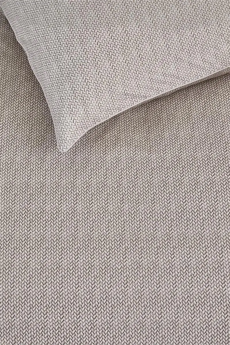 Riviera Maison dekbedovertrek Twisted sand - 1-persoons 140x200/220cm + 1 sloop - Afbeelding 5