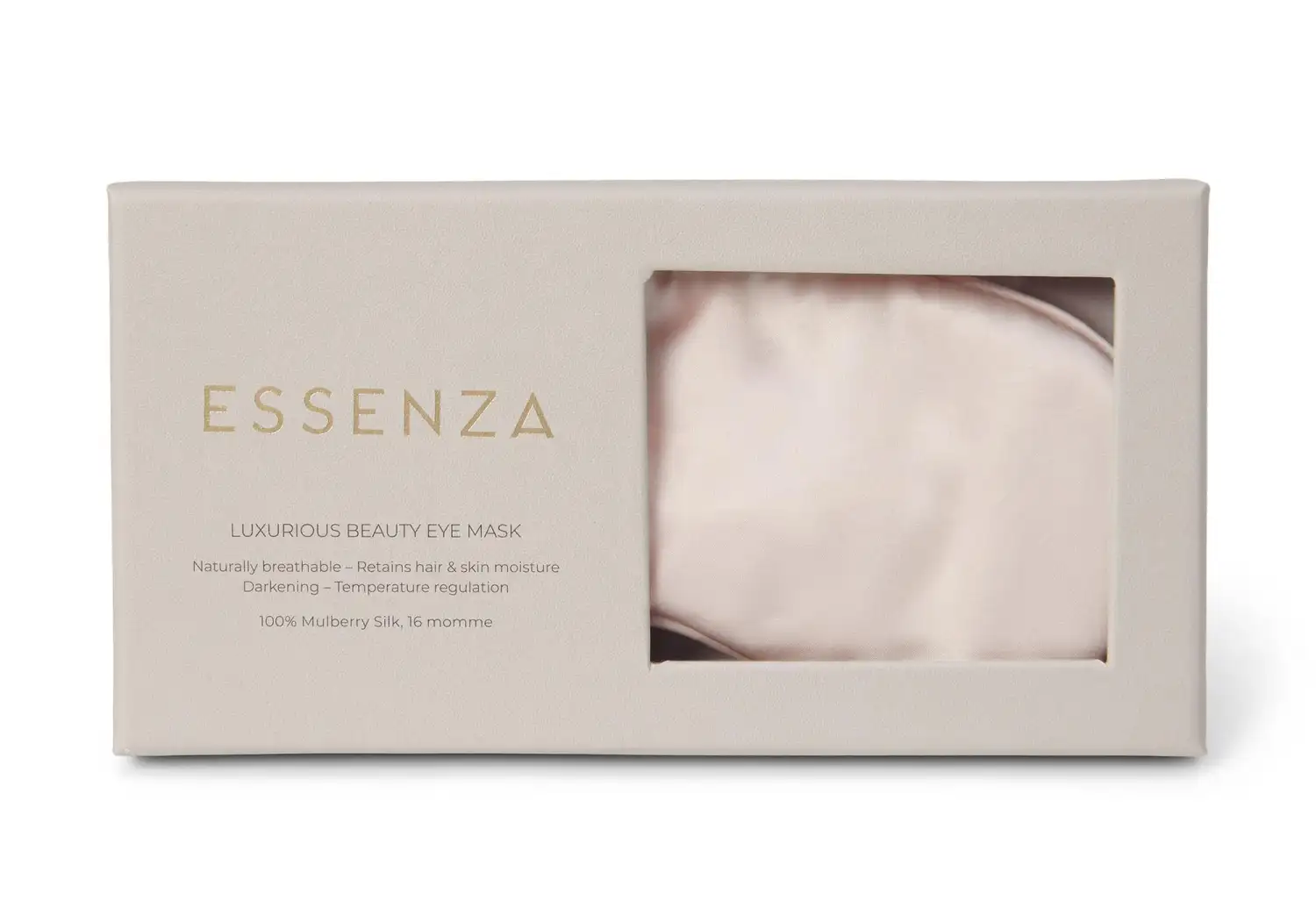 Essenza slaapmasker Alice onesize rose zijde - Afbeelding 2