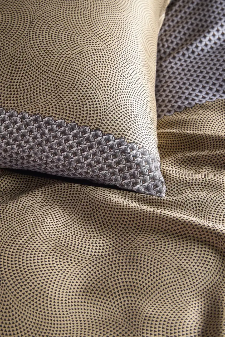 Beddinghouse dekbedovertrek Anani lyocell taupe - lits-jumeaux 240x200/220 + 2 slopen - Afbeelding 3