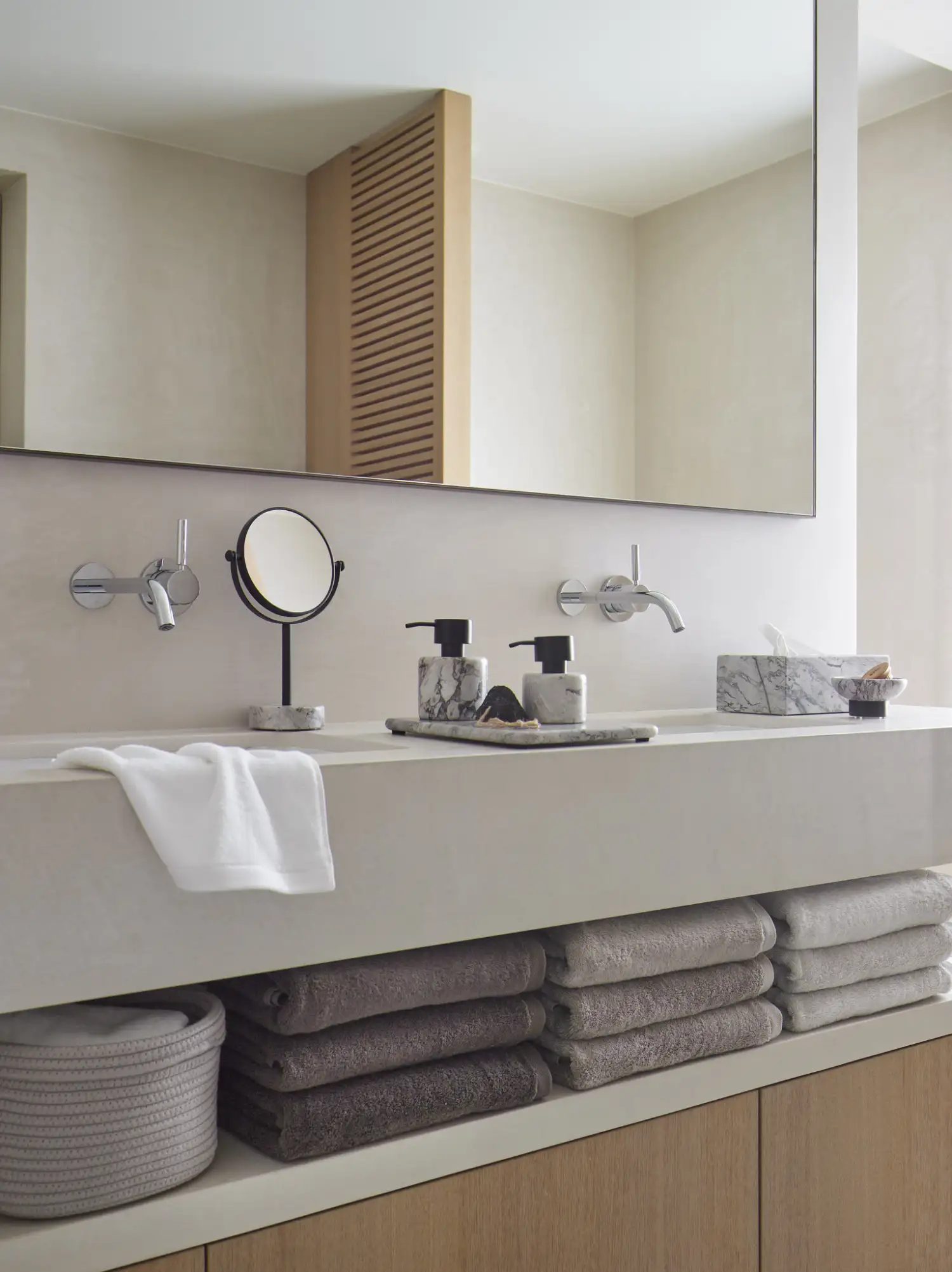 Aquanova badserie London salt 103 - Badlaken 70x130cm - Afbeelding 3