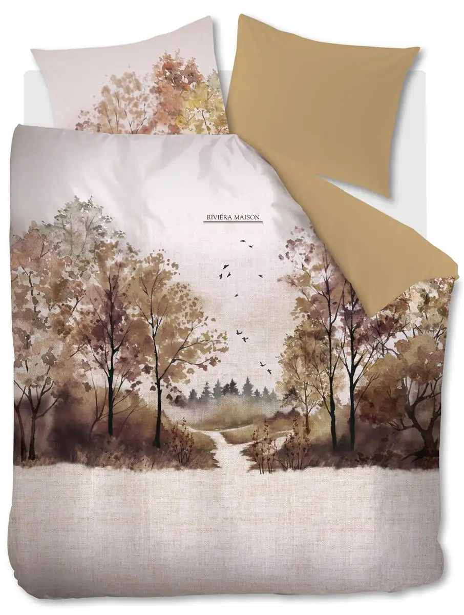 Riviera Maison dekbedovertrek Aurelia brown - Afbeelding 3