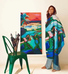 Buvanha reishanddoek Bali 200x90cm