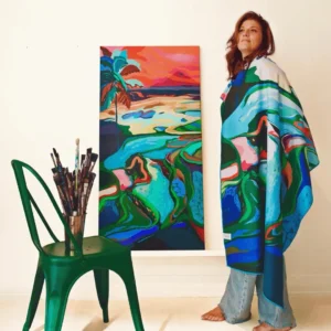 Buvanha reishanddoek Bali 200x90cm