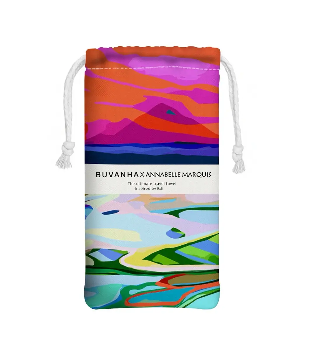 Buvanha reishanddoek Bali 200x90cm - Afbeelding 4