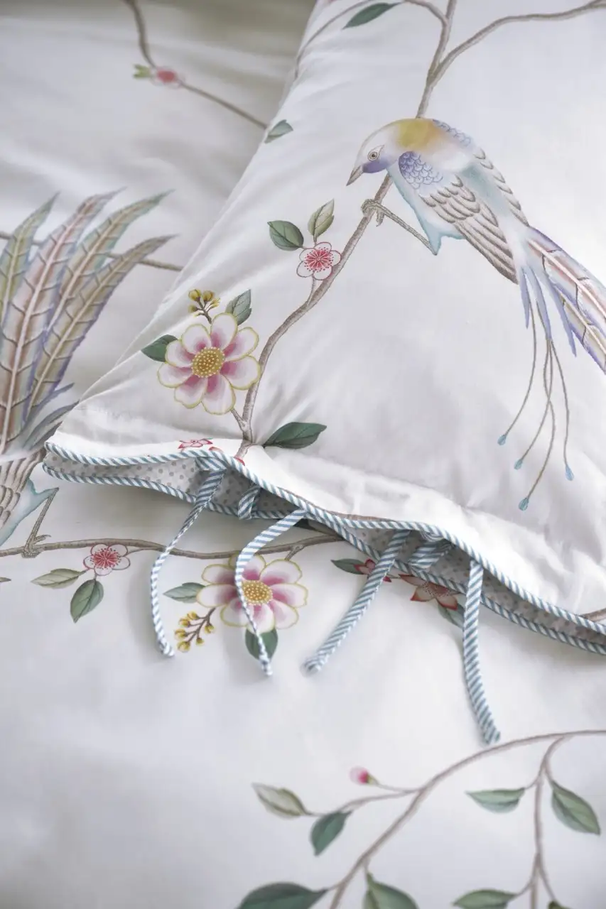 Pip Studio sierkussen Bamboo Blossom white 35x60cm - Afbeelding 3