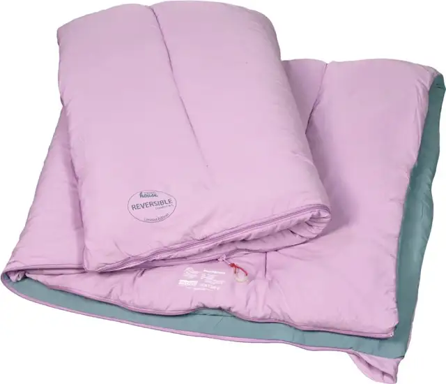 Polydaun Beach House slaapzak REV lila grijs 80x210cm - Afbeelding 2