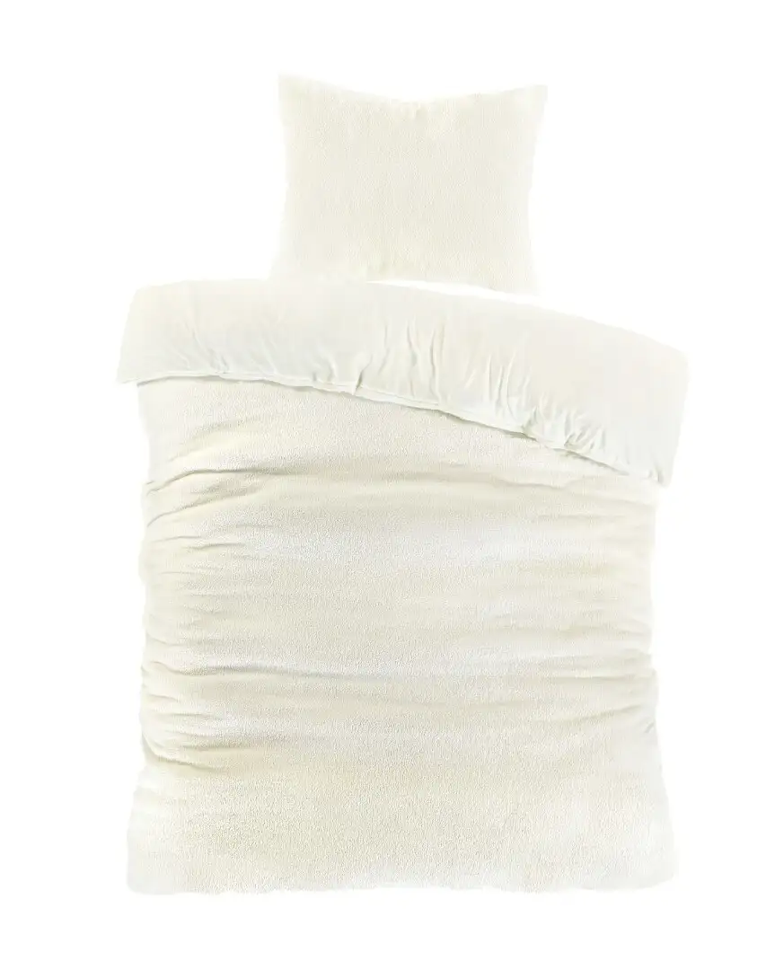 Papillon dekbedovertrek Billy teddy ivoor - 1-persoons 140x200/220cm + 1 sloop - Afbeelding 2