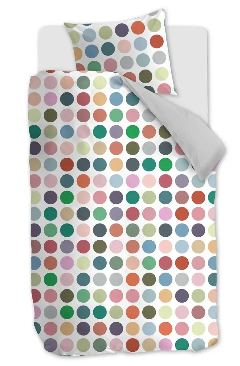 Beddinghouse DD dekbedovertrek Confetti satijn 240x200/220 multi - lits-jumeaux 240x200/220 + 2 slopen - Afbeelding 5