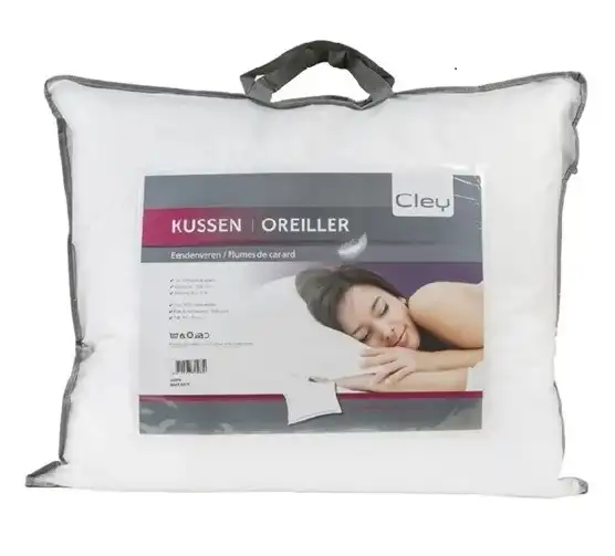 Cley veren hoofdkussen medium 1500 gram - Afbeelding 2