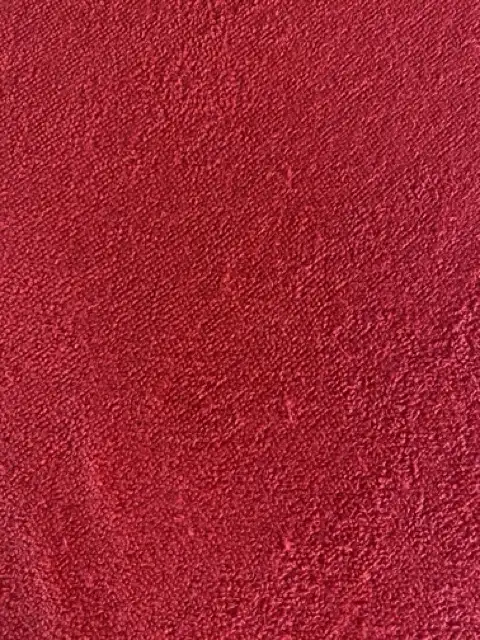 Badstof hoeslaken rood 70x140-150 - Afbeelding 2
