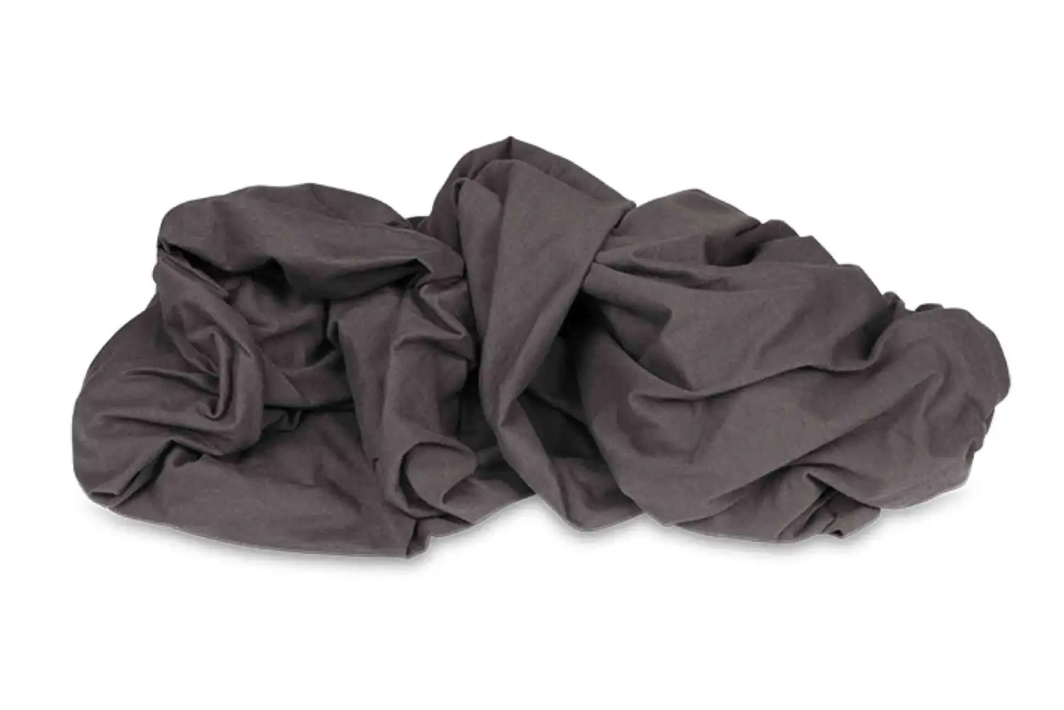 Kayori bio-jersey topper hoeslaken (tot 10cm, antraciet) - 90x200/220 - Afbeelding 3