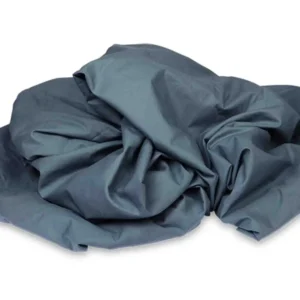 Kayori bio-katoen hoeslaken perkal (tot 35cm, blauw) - 160x210