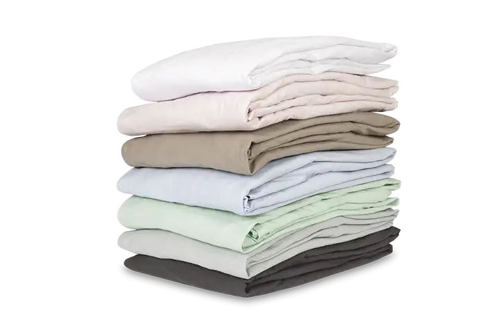 Kayori bio-jersey splitopper hoeslaken zilvergrijs - 200x200/220 - Afbeelding 3