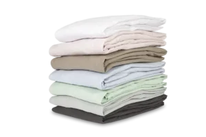 Kayori bio-jersey hoeslaken (tot 35cm, offwhite) - 70/80-200/220