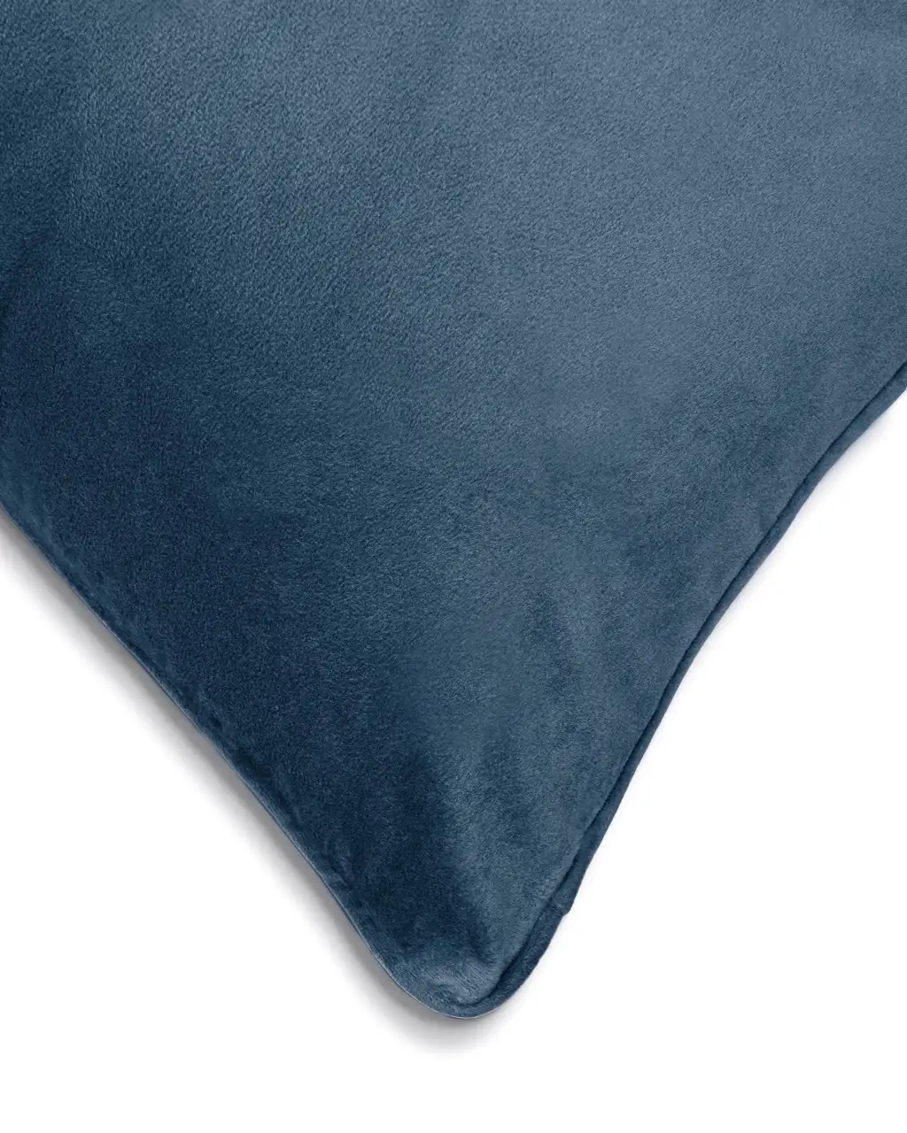 Heckett velours sierkussen Original Pillow 48x48cm maritime blue - Afbeelding 3