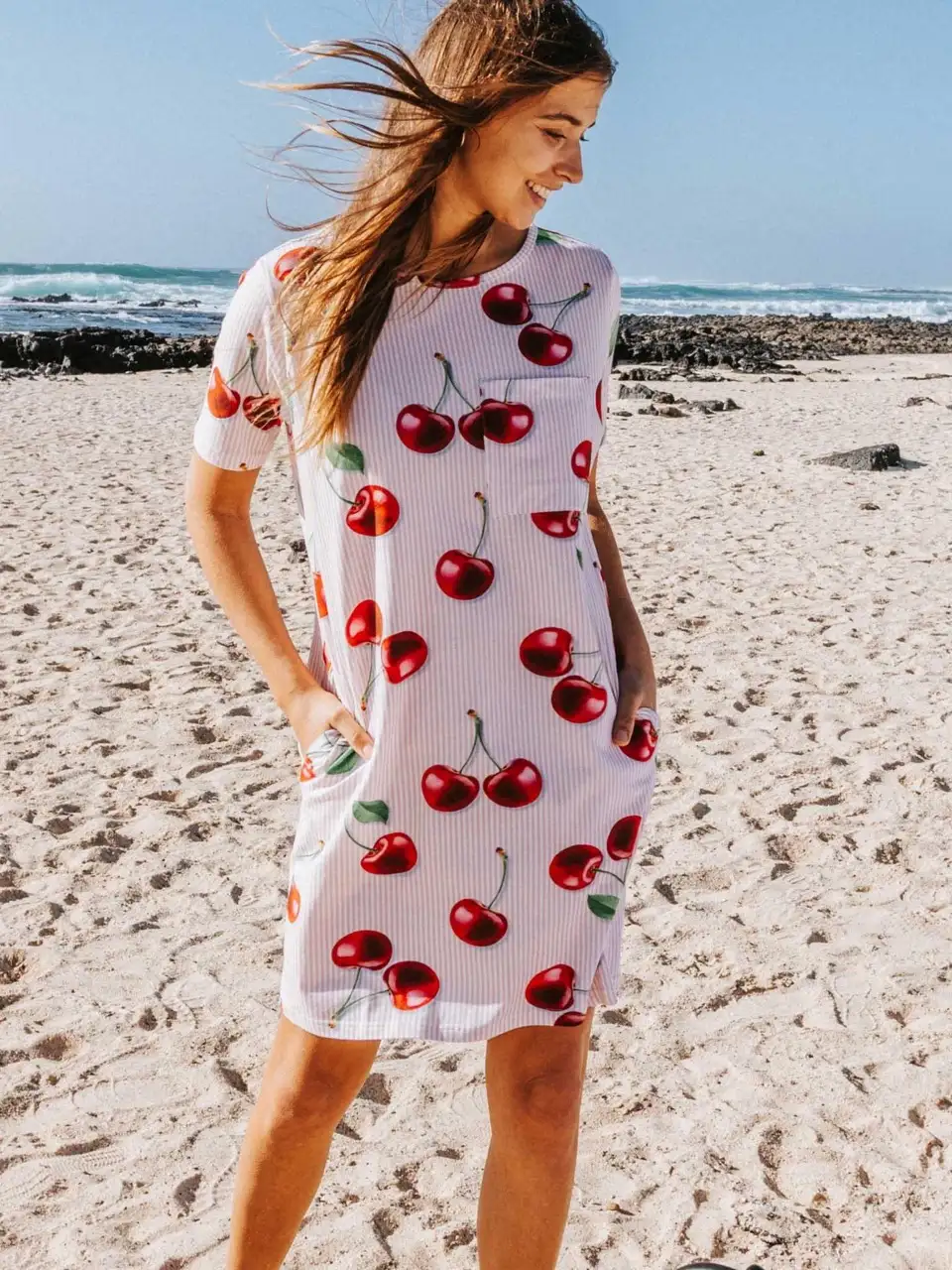 Snurk dames nachthemd Mon Cherry - XS - Afbeelding 4