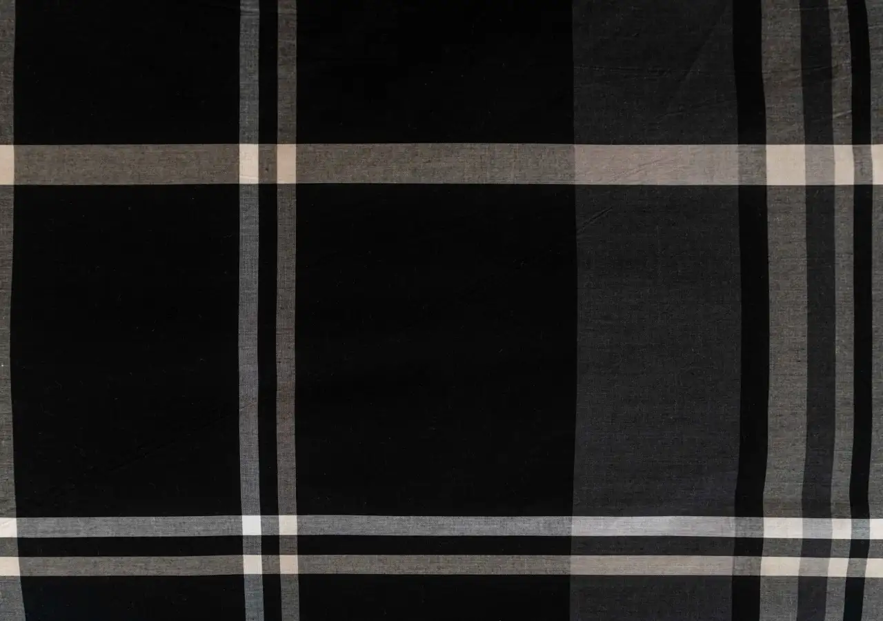 Kayori tencel dekbedovertrek Mondo zwart - Afbeelding 2